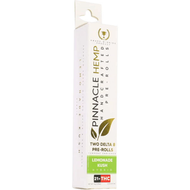 Pinnacle Hemp Delta 8 THC Pre-roll 2 Pack Lemonade Kush (Hybrid)