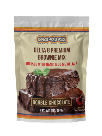 OMG! 420 Double Chocolate Delta 8 Brownie Mix