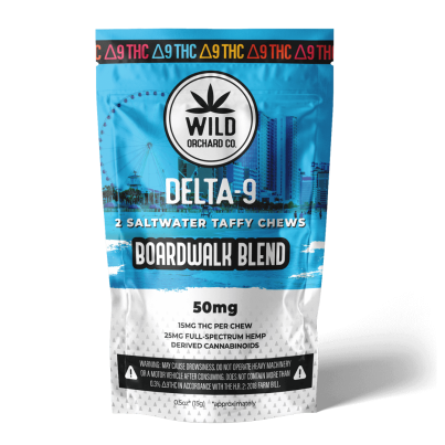 Wild Orchard Delta 9 Saltwater Taffy 2 count 20mg