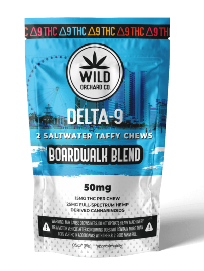 Wild Orchard Delta 9 Saltwater Taffy 2 count 20mg