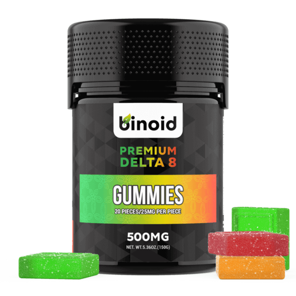 Binoid Delta 8 THC Gummies - 500mg - Mixed Flavors