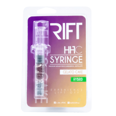 RIFT 1ml HHC Distillate Syringe Gelato Cake (Hybrid)