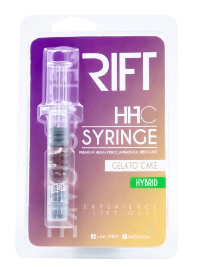 RIFT 1ml HHC Distillate Syringe Gelato Cake (Hybrid)