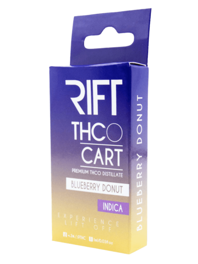RIFT 1ml THC-O Cartridge Blueberry Donut (Indica)