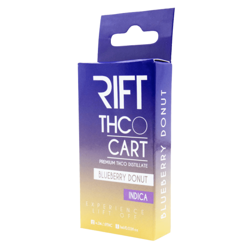 RIFT 1ml THC-O Cartridge Blueberry Donut (Indica)