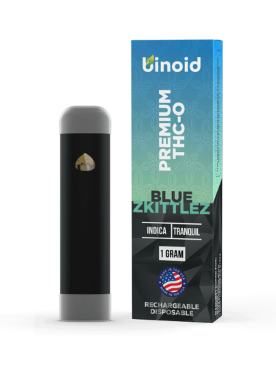 Binoid THC-O Disposable Pen Blue Zkittlez (Indica - Trainquil)