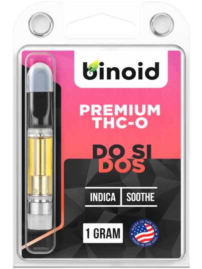 Binoid 1gram THC-O 510 Vape Cartridge Do Si Dos (Indica - Soothe)