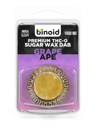 Binoid THC-O Wax Dabs (1 Gram) - Grape Ape