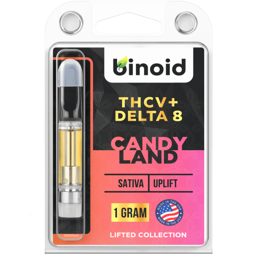 Binoid THCV + Delta 8 THC Vape Cartridge - Candyland (Sativa - Uplift)