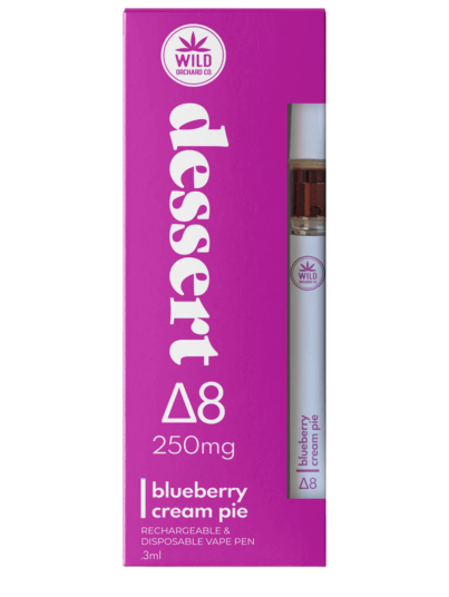 Dessert Delta 8 Disposable Pen 250mg Blueberry Cream Pie