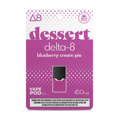Dessert Delta 8 Juul Pod 450mg Blueberry Cream Pie