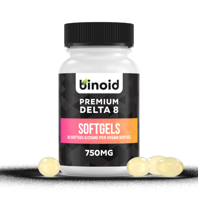 Binoid Delta 8 THC Softgel Capsules - 750mg