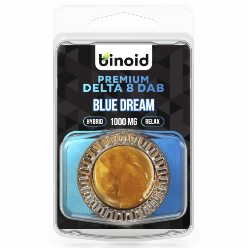 Binoid 1 gram Delta 8 THC Wax Dab Blue Dream