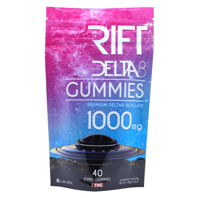 RIFT Delta 8 THC Gummies 1000mg