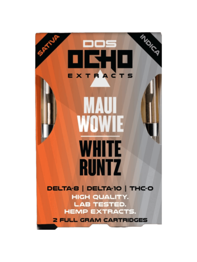 Ocho Extracts Delta 8 THC + Delta 10 THC + THC-O 1g Cartridge 2 Pack Sativa + Indica