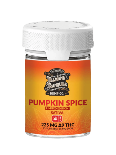 Tilmans Tranquils Limited Edition Pumpkin Spice Delta 9 THC Gummies 225mg