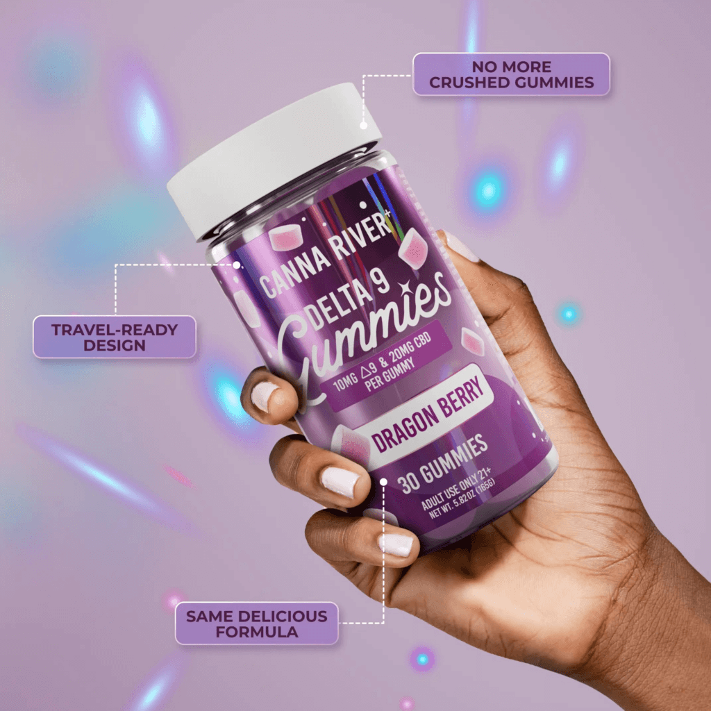Canna River Delta 9 THC Gummies 2 Canna River Delta 9 THC Gummies Bottle