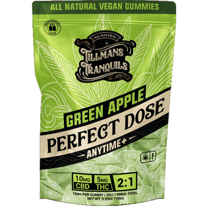 Tillmans Tranquils Perfect Dose Anytime+ CBD:Delta 9 THC Gummies