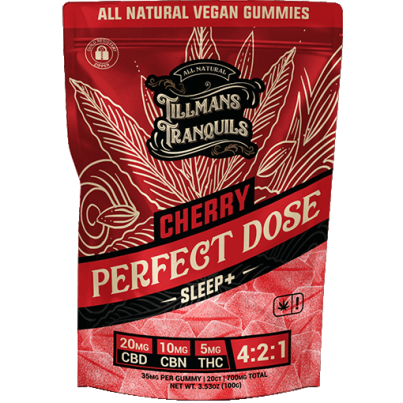 Tillmans Tranquils Perfect Dose Sleep+ CBD:CBN:Delta 9 THC Gummies