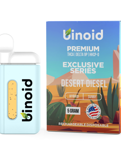 Binoid Exclusive Series 5 gram THCA Disposable Vape Desert Diesel (Hybird - Sunny)