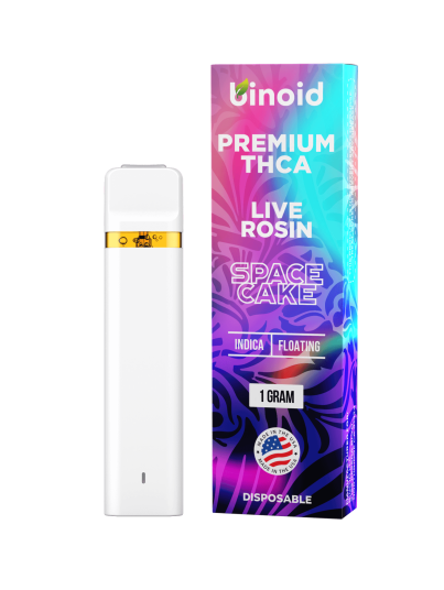 Binoid Live Rosin THCA Disposable 1g Space Cake (Indica - Floating)