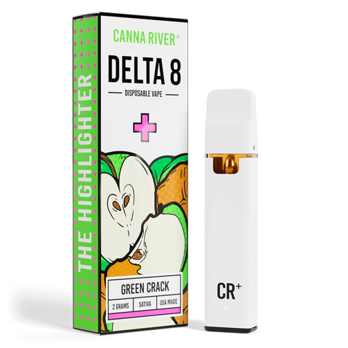 Canna River Delta 8 THC Highlighter 2g Green Crack (Sativa)