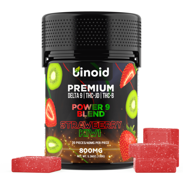 Binoid Power 9 Blend Gummies 800mg