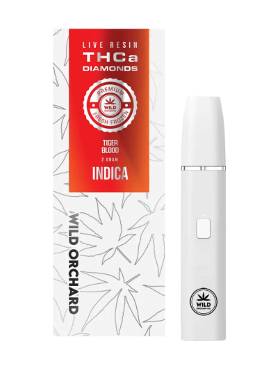 Wild Orchard THCA Live Resin Diamonds 2g Disposable Tiger Blood (Indica)
