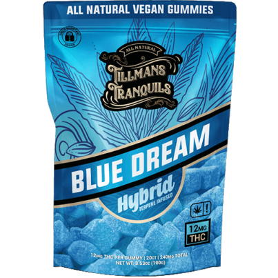 Tillmans Tranquils Blue Dream Delta 9 THC Gummies 240mg – Hybrid