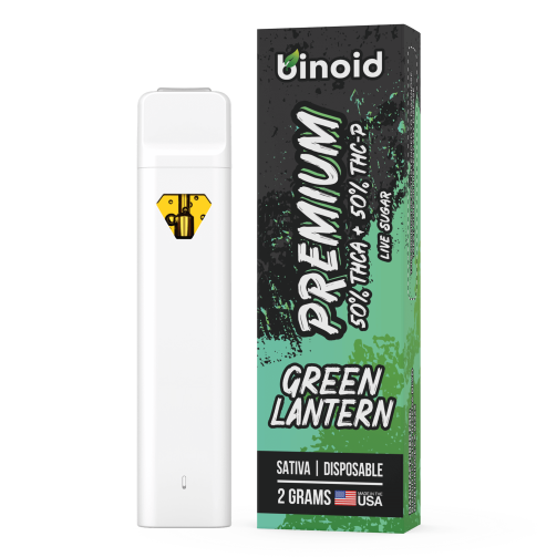 Binoid Live Sugar THCA + THC-P 2g Disposable Green Lantern Sativa