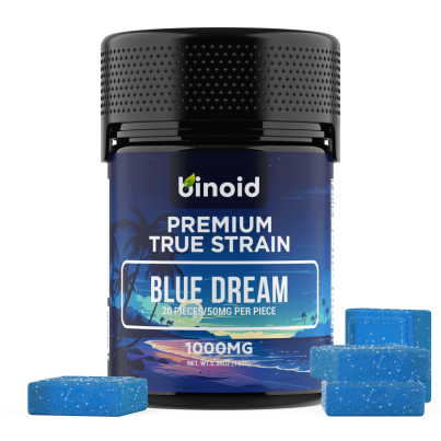 Binoid True Strain THC Gummies 1000mg Blue Dream