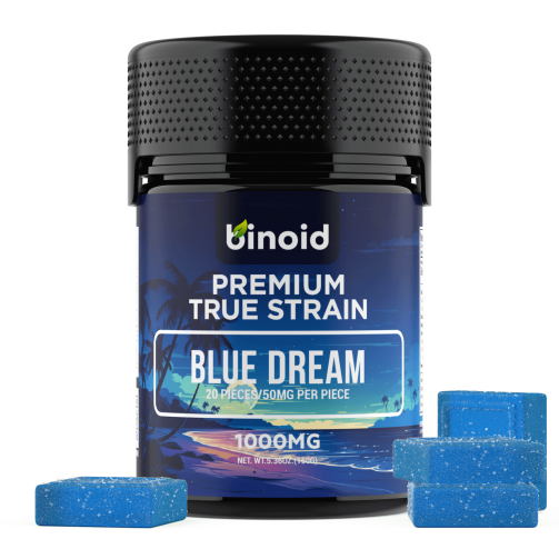 Binoid True Strain THC Gummies 1000mg Blue Dream