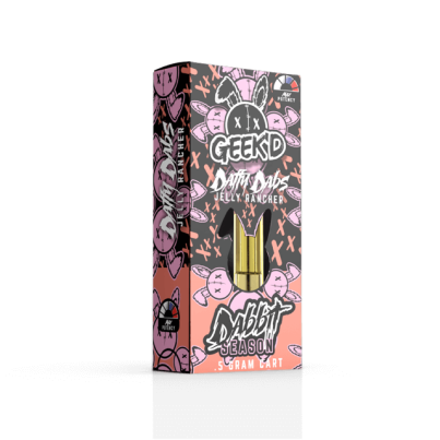 Geek'd Extracts Dabbit .5g THCA + THC-P Cartridge Daffy Dabs Jelly Rancher (Sativa)