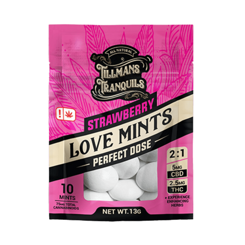 Tillmans Tranquils Love Strawberry THC Mints