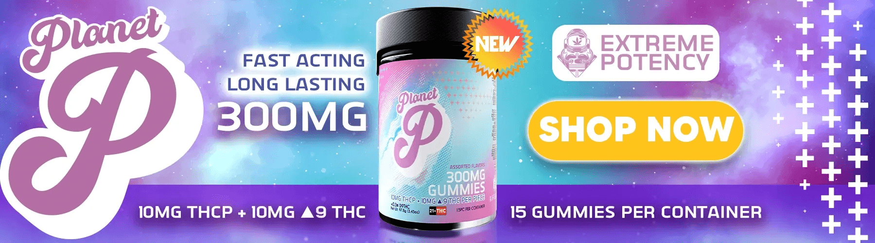 RIFT Planet P Delta 9 + THC-P Potent Gummies