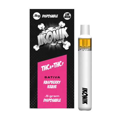 IKONIK THCp + THCA Disposable Half Gram Raspberry Krave