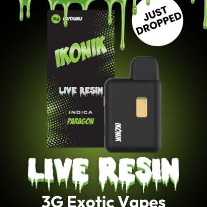 IKONIK Live Resin Cannabis Blend Vape 3g