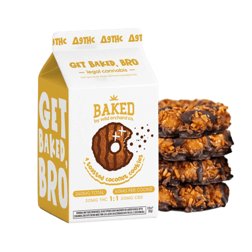 Baked Delta 9 THC Toasted Coconut Cookies 4ct