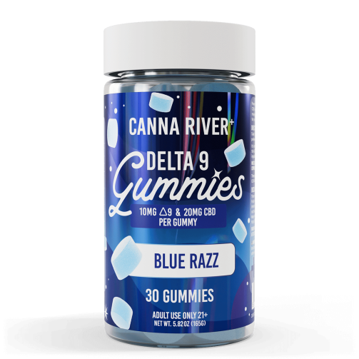 Canna River Delta 9 THC Gummies Blue Razz