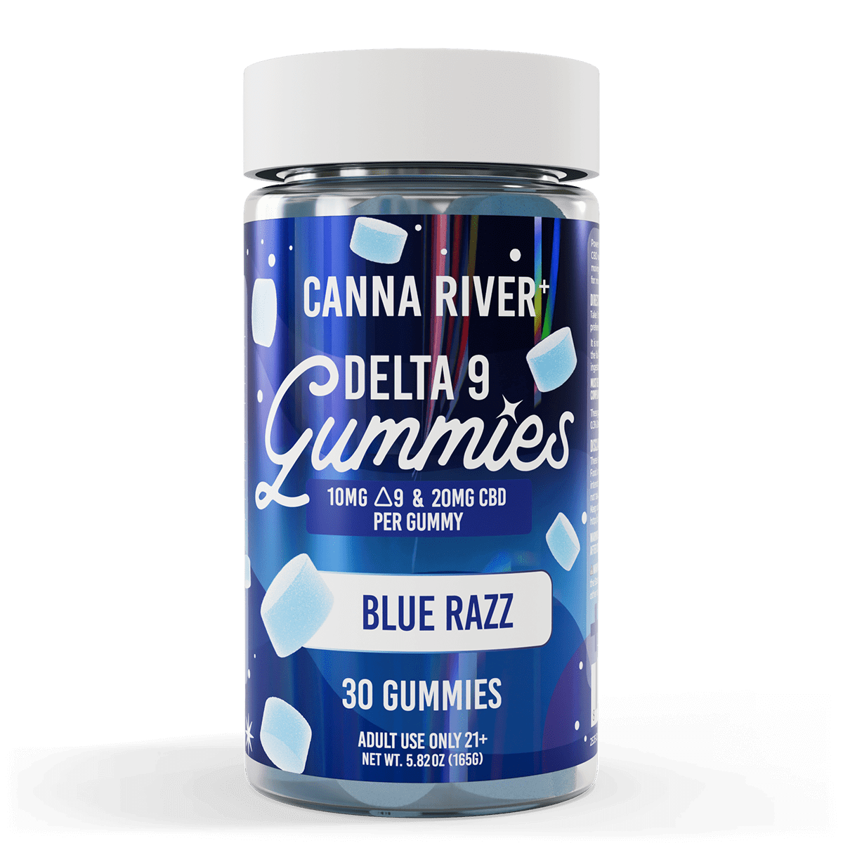 Canna River Delta 9 THC Gummies 1 Canna River Delta 9 THC Gummies Blue Razz