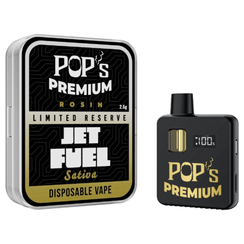 Pop's Premium THCA Rosin Disposable 2.5g Jet Fuel Sativa