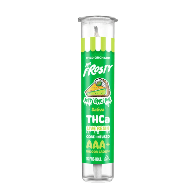 Mr. Frosty THCA 1g Preroll Key Lime Pie Sativa