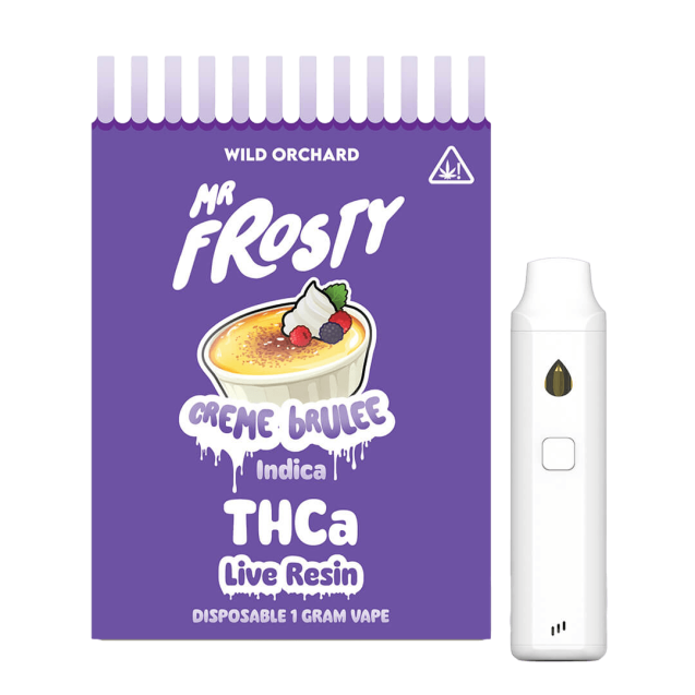 Mr. Frosty THCA Vape 1g Creme Brulee